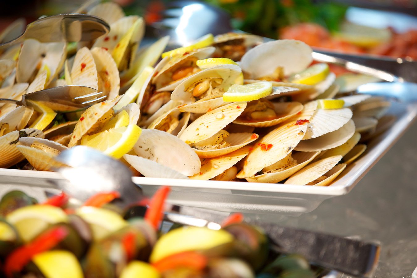 Chapmans Restaurant buffet clams