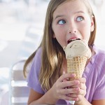 Girl Eating Ice Cream